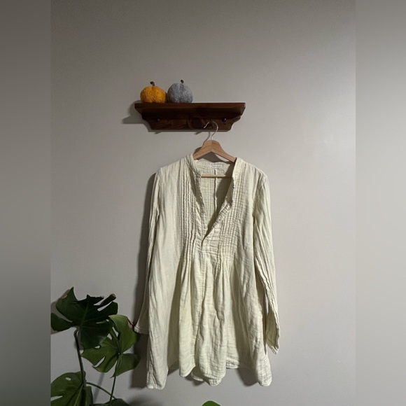 Free People x CP SHADES Yoko Tunic Dress in Vanilla - Picture 1 of 4